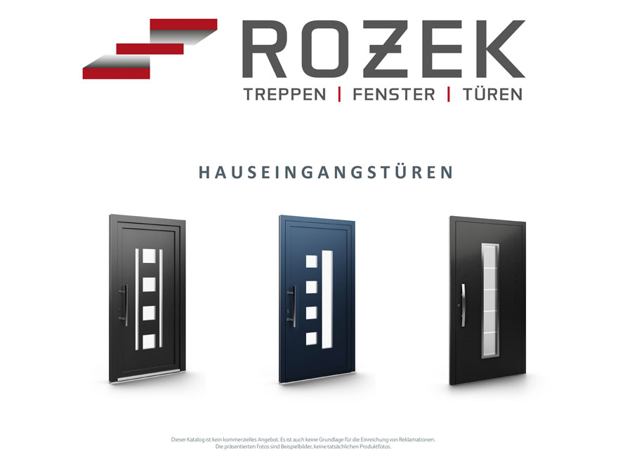 Rozek Hauseingang Katalog